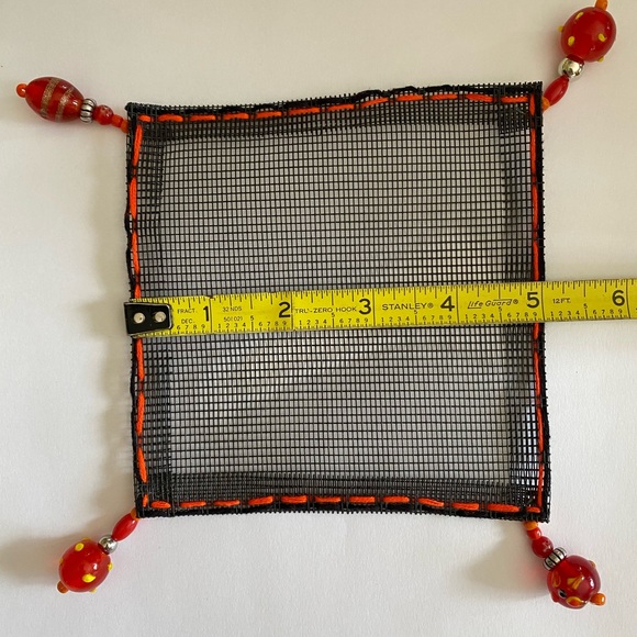 Hand made beaded beverage veils set of 4 - Picture 8 of 12